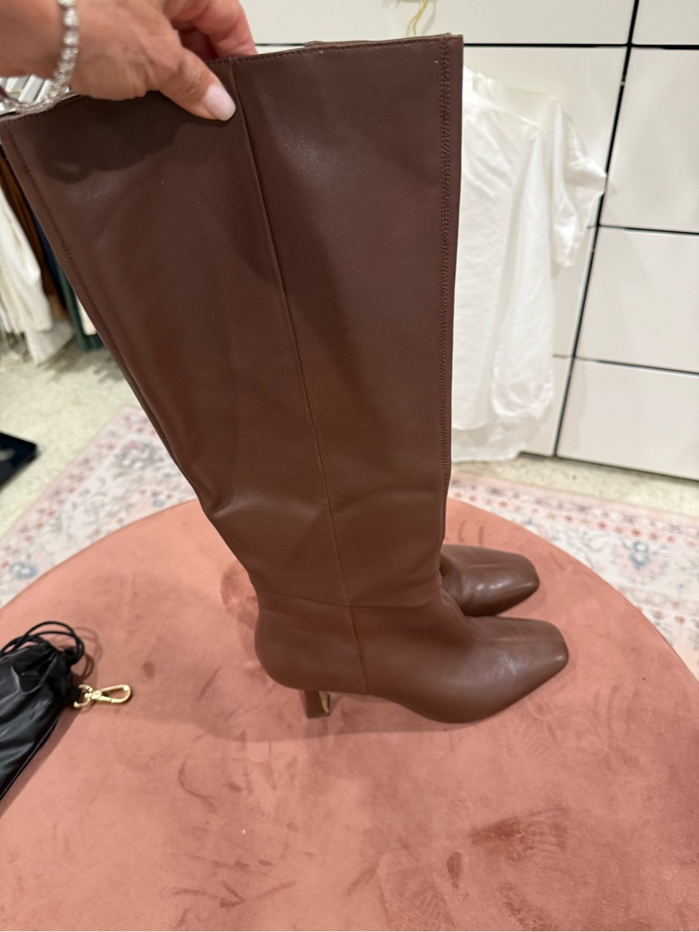 Sam Edelman Brown Knee-High Leather Boots